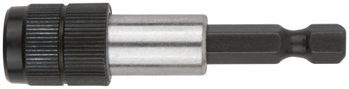 Адаптер для бит с магнитным фиксатором и защелкой для быстрой смены бит, 60 мм