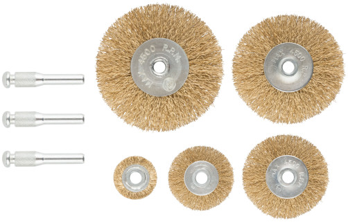 Clothespins with a pin, set of 5 pcs. (wheels 25 / 38 / 50 / 63 / 75 mm)