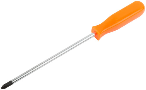 Screwdriver "Economy", CrV steel, plastic orange handle 6x150 mm PH2