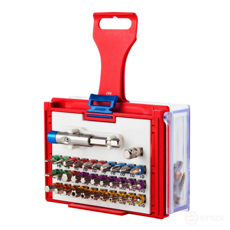 Набор вставок (бит) 1/4", PH, PZ, Hex, Torx, Slotted, 32 предмета МАСТАК 058-10032C