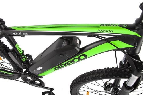 Велогибрид Eltreco XT 600 D Сине-оранжевый-2387
