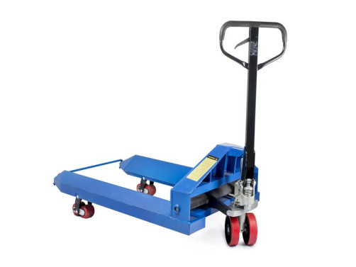 Hydraulic trolley 2500 kg 1150x1150 mm TOR ZT for rolls (polyurethane wheels)