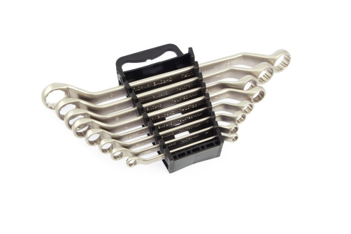 Набор ключей накидных 8 шт. (6×7; 8×9; 10×11; 12×13; 14×15; 16×17; 18×19; 20×22 мм) пластик. холдер