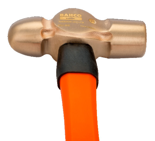 IB Hammer with round striker (copper/beryllium), fiberglass handle, 450 g