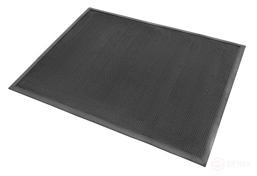 Outdoor mud-proof rubber mat "Spikes" 900x1500 mm Black
