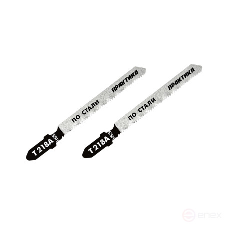 Пилки для лобзика по стали ПРАКТИКА тип T218A 76 х 50 мм, криволинейный рез, HSS (2шт.) (034-540)