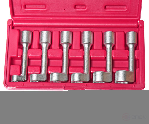 Набор ключей разрезных 12-19мм L-образных 6 предметов JTC