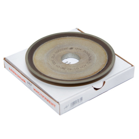 Круг алмазный шлифовальный тарельчатый 12R4 100х3х2х10х32 АС4 63/50 В2-01 100% 9.5
