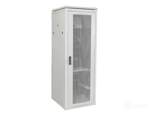 Шкаф телекоммуникационный Ripo 376080PM/G 19" напольный 37U 600х800 серый дверь перф.