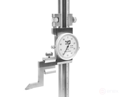 Штангенрейсмас ШРК - 200 0,01 с круг.шкалой ЧИЗ