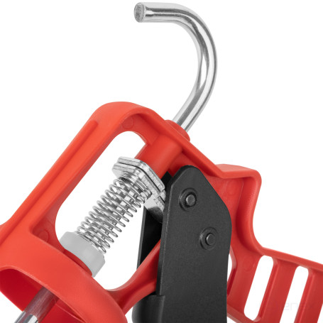 The sealant gun is 225 mm skeletal, polypropylene case reinforced with fiberglass