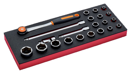 A set of end heads of modular design FF1E2203