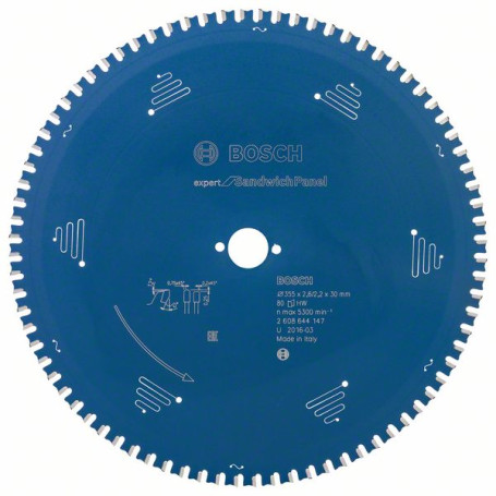 Expert for Sandwich Panel Saw blade 355 x 30 x 2.6 mm, 80