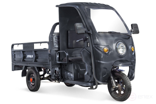 Cargo electric tricycle Rutrike D4 NEXT CABIN 1800 60V1500W, black