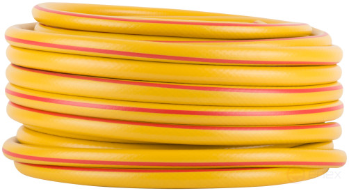 Three-layer reinforced irrigation hose, yellow 1/2" x 1.9 mm x 25 m