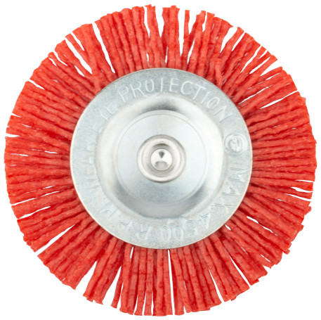 Cornet-wheel nylon with a 75 mm pin