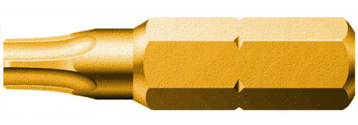 867/1 Z TORX® HF бита, c функцией фиксации крепежа, вязкая твёрдость, хвостовик 1/4" C 6.3, TX 10 x 25 мм