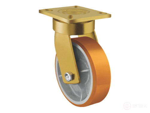 Колесная опора д.300 мм поворотная большегрузная с поворотным узлом kingpinless