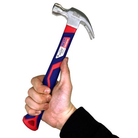 Carpentry hammer with fiberglass handle 225g WP241009 WORKPRO