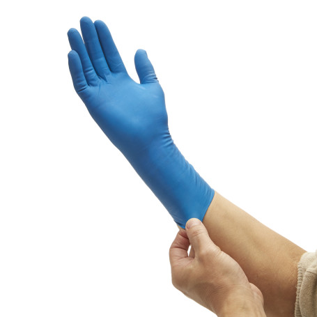 KleenGuard® G29 Перчатки с защитой от растворителей - 29,5 см, единый дизайн для обеих рук / Синий /М (10 коробок x 50 шт.)