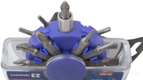 Набор бит в пластиковом боксе "Ёжик", Cutop profi, 23 предмета