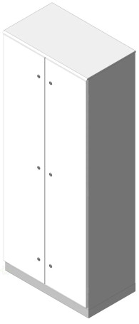 MULTICOLOR Housing VRU-1 IP-54 (1000x1800x450) double-leaf (WxHxD) RAL 7035