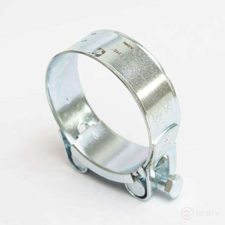 Single-bolt metal power clamp 56-59 mm, 1 piece