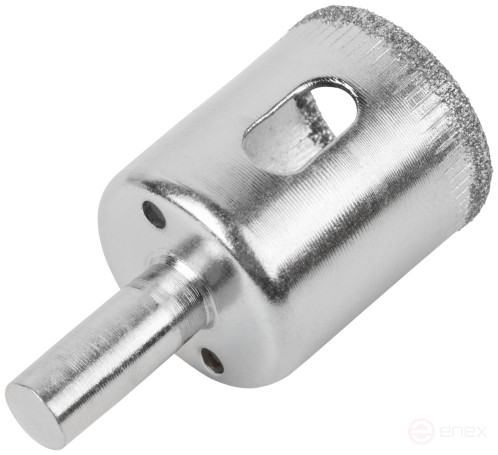 Коронка кольцевая по кафелю и стеклу алмазная 25х50 мм