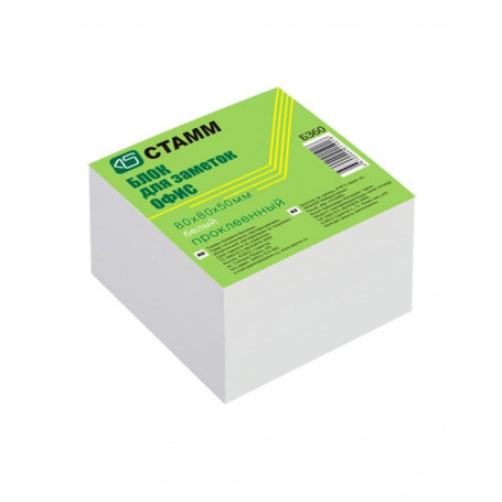 Recording unit for gluing Stamm "Office", 8*8*5cm, white, white 65-70%