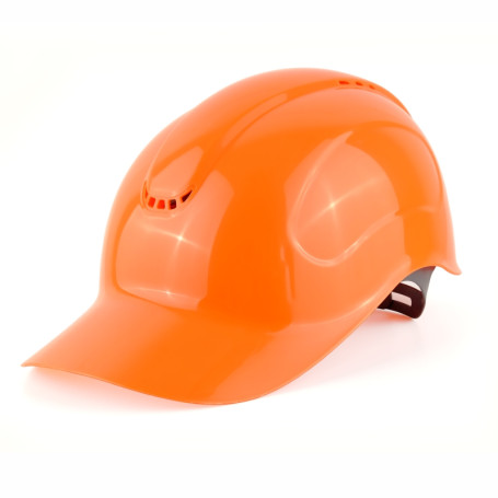 Absolute orange protective helmet, ventilation holes, 20 pcs.