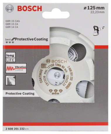 Алмазный чашечный шлифкруг Best for Protective Coating 125 x 22,23 x 4,5 мм