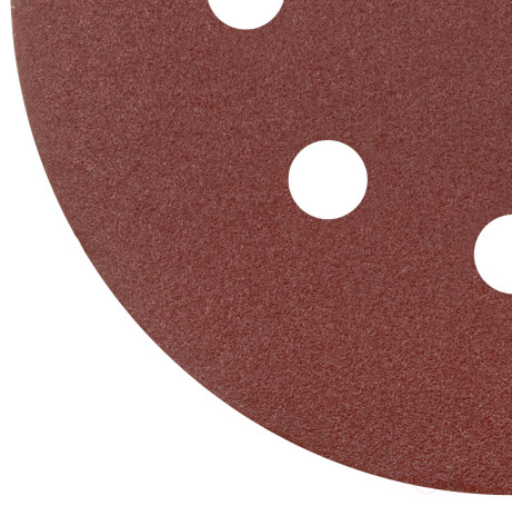 Круги шлифовальные с отверстиями (липучка), алюминий-оксидные, 125 мм, 5 шт. Р 120