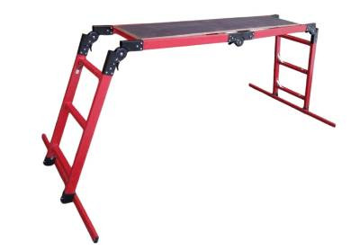 ЛСПТД-1,0П диэлектрическая стеклопластиковая подмость-лестница-трансформер h=4000мм/1800мм/1200мм