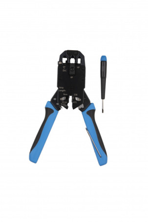 HT-2008A Crimping tool for RJ-45, RJ-12, RJ-11 (8P8C, 6P6C, 6P4C, 4P4C), professional