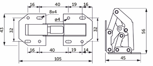 Large piston loop AKS