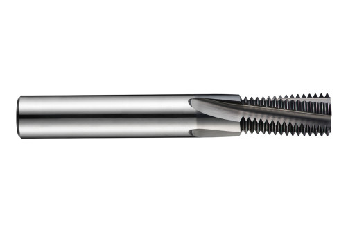 A milling cutter for threading with a spiral angle of 10° Ø 16 G 1/2". 5/8"