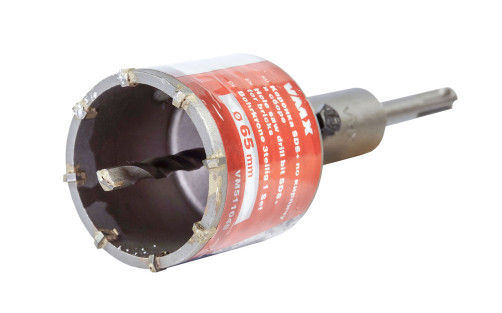 Коронка SDS+ ф65 мм по кирпичу в сборе