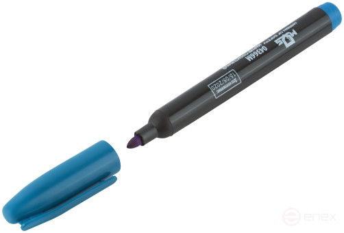 Permanent construction marker, blue