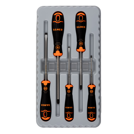 Screwdriver set slot /PZ, 5 pcs