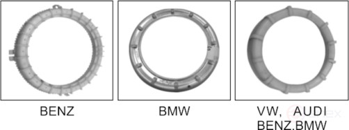 Съемник топливозаборника универсальный 2-х лапый 122-199мм JTC