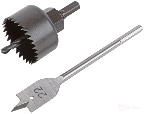 Padlock drills, set of 3 pcs. (22/48 mm)
