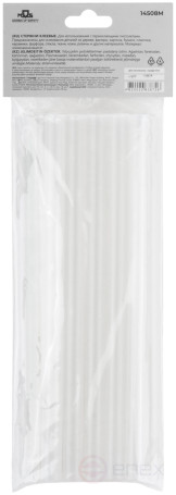 Стержни клеевые 11x200 мм, 12 шт., прозрачность 50%