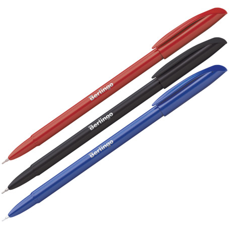 Berlingo Assorted Ballpoint Pen Set #2 48 pcs., blue, 0.7 mm (Blitz, Slick, Metallic, Perlamutik)