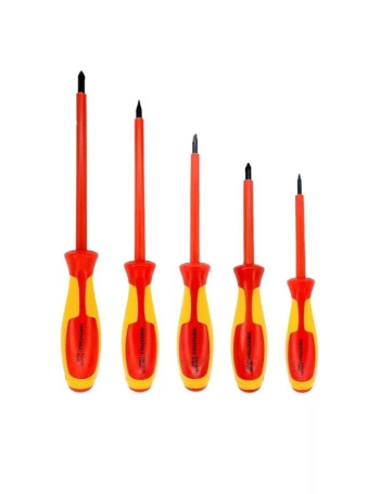 Set of dielectric screwdrivers VertexTools 5 pcs