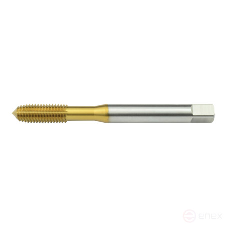 Rolling pin with grooves M4x0.7 mm DIN371 HSSE-TiN