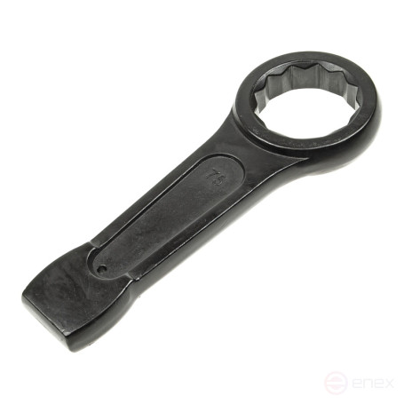 Ключ накидной 75мм ER-72075 ударный односторонний (L-337мм) ЭВРИКА /1/5