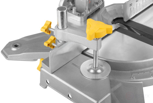 Miter saw 1400 W; 4500 rpm; 210/30 mm; 6.5 kg; cut. tilt.; used brushes; block of spindles; box