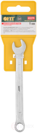 Ключ комбинированный усиленный "Гранд", CrV, холодный штамп 9 мм