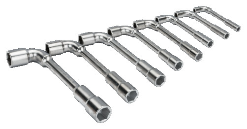 Набор изогнутых торцевых ключей серии 29М, 8 - 22 мм, 8 шт
