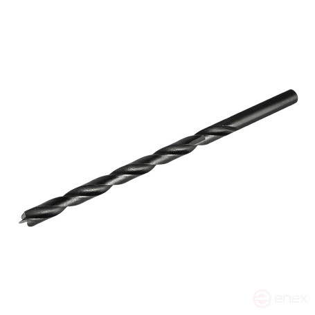 Wood drill bit PRACTICE 10 x 200 mm, W-sharpening, (1 pc.) blister, Profi series (775-631)